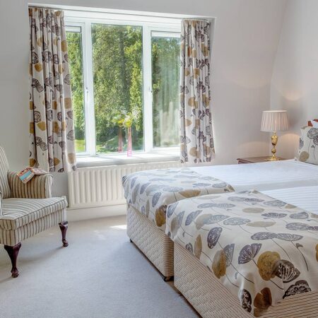 Twin bedroom in Glendalough Hotel in Couty Wicklow