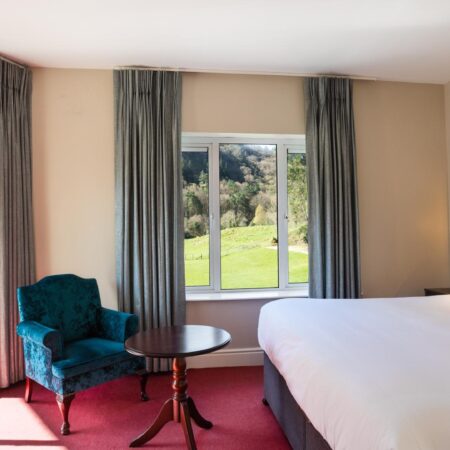 Double Balcony Bedroom in Glendalough Hotel in County Wicklow