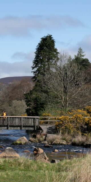 Glendalough Hotel View from Garden of Bridge