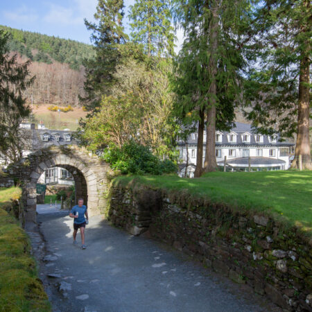 Glendalough Hotel from Monastic Site