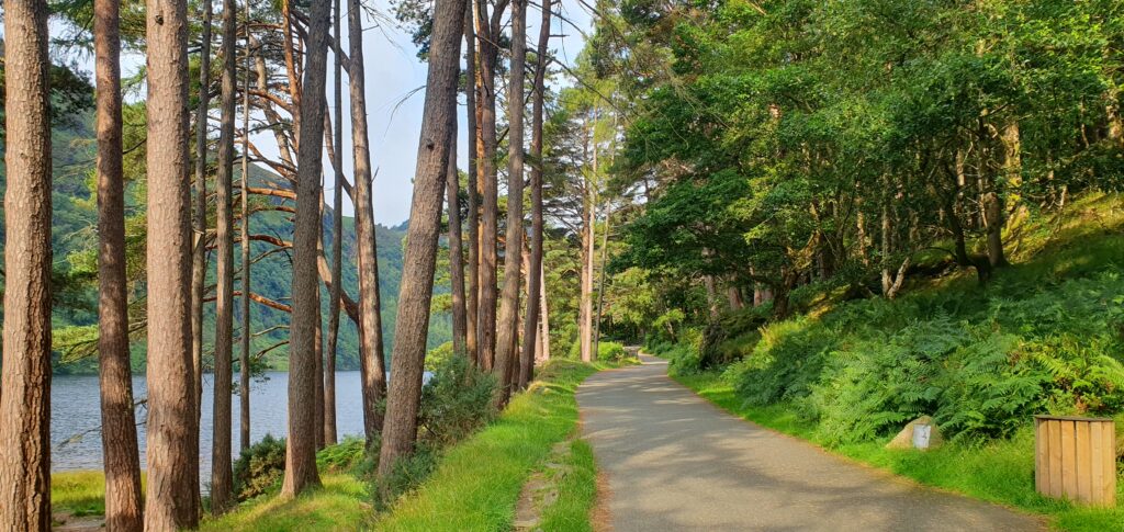 Miners Walk near Upper Lake in Glendalough