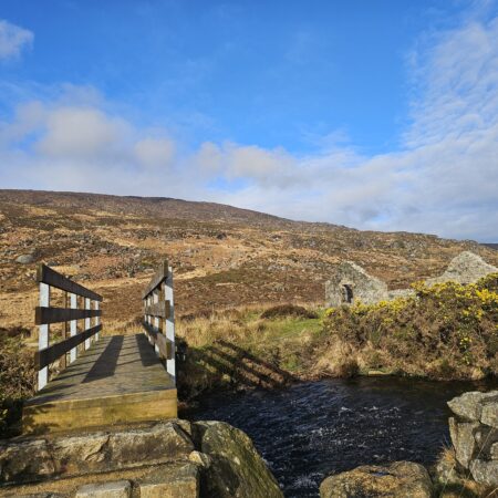 St Kevin's Way near Glendalough in County Wicklow