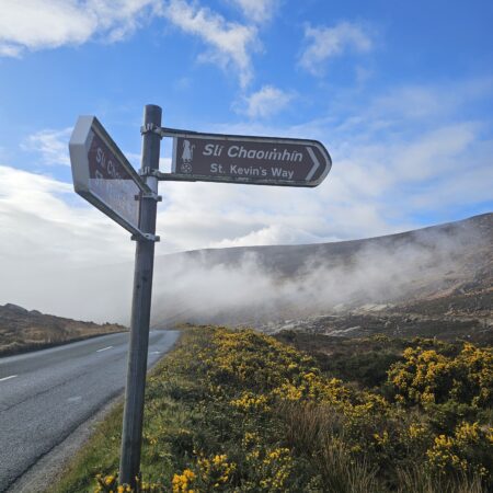 St Kevin's Way Hike near Glendalough Hotel