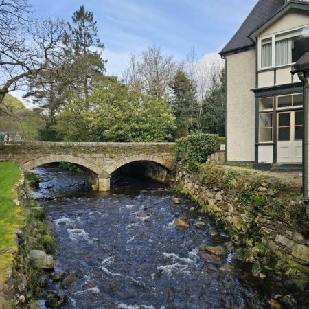 Glendasan river at Glendalough Hotel