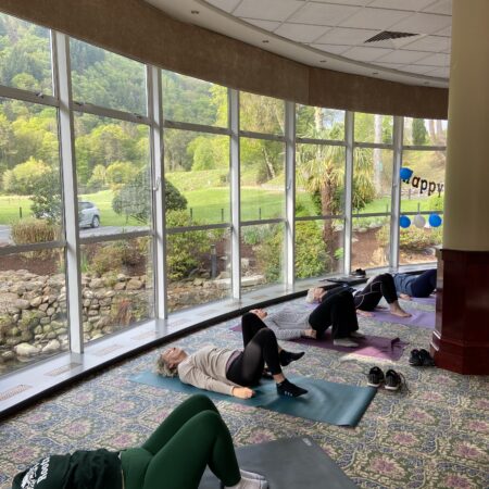 Yoga retreat in the Glendalough Suite