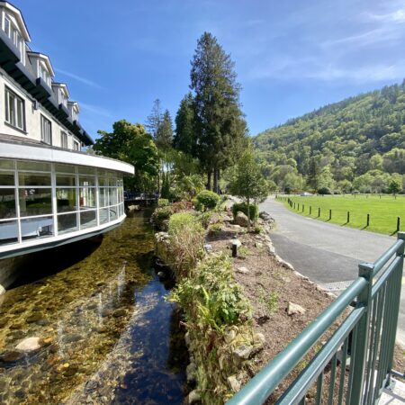 Stepping out into the Valley at the Glendalough Hotel